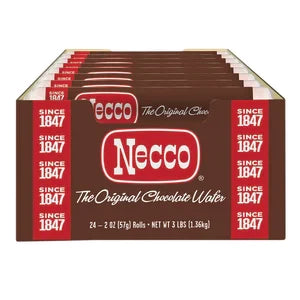 Necco Chocolate Wafers 2.02 Oz Roll