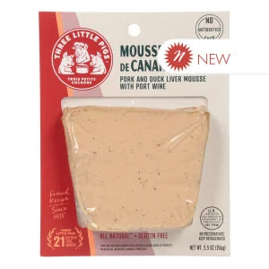 Three Little Pigs Mousse De Foie 5.5 Oz Peg Bag