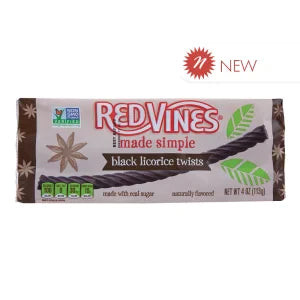 Red Vines Made Simple Black Licorice 4 Oz Tray