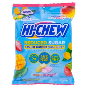 Hi-chew Reduced Sugar 2.12 Oz Peg Bag