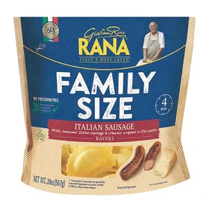 Rana Family Size Italian Sausage Ravioli 20 Oz Bag