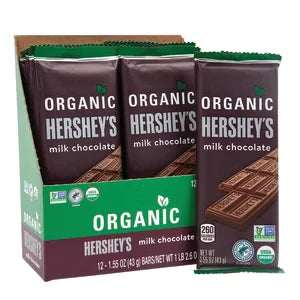 Hershey's Organic Milk Chocolate Bar 1.55 Oz