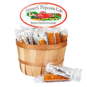 Farmer's Popcorn Cob Bushel Basket (48 Ct) 2.5 Oz