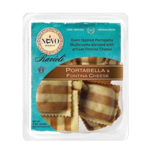 Nuovo Portabella Fontina Ravioli Pasta 9 Oz