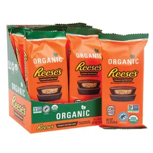 Reese's Organic Milk Chocolate Peanut Butter Cup 1.4 Oz *sf Dc Only*