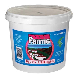 Domestic Feta Cheese 8 Lb Tub