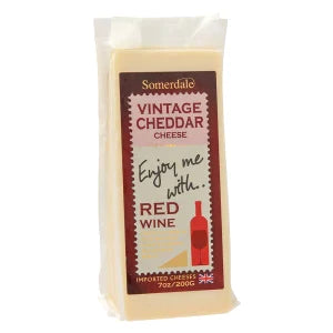 Enjoy Me With Red Wine Vintage White Cheddar Cheese 7 Oz