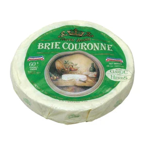 Henri Hutin Brie Couronne With Herbs 2.5 Lbs