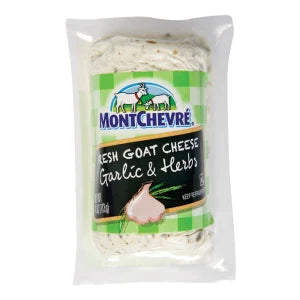 Montchevre Garlic And Herb Goat Cheese 4 Oz Log