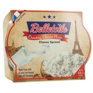 Belletoile Creamy Plain Cheese Spread 4.4 Oz