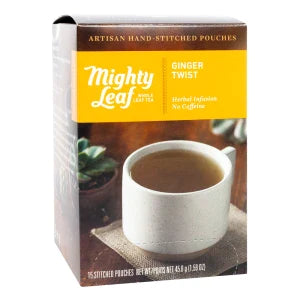 Mighty Leaf Ginger Twist Tea 15 Ct Box