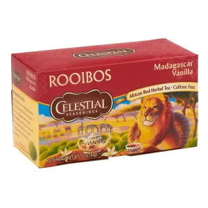 Celestial Seasonings Madagascar Vanilla Rooibos 20 Ct Box