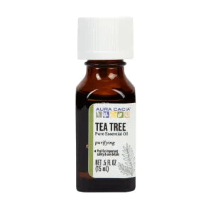 Aura Cacia Tea Tree Essential Oil 0.5 Oz Bottle