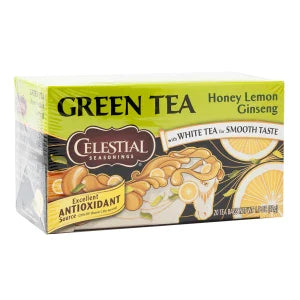 Celestial Seasonings Honey Lemon Ginseng Green Tea 20 Ct Box