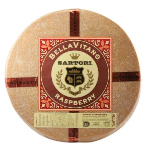 Sartori Raspberry Bellavitano Cheese Wheel