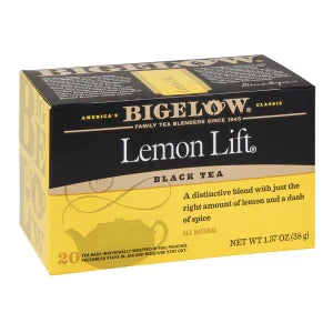 Bigelow Lemon Lift Black Tea 20 Ct Box