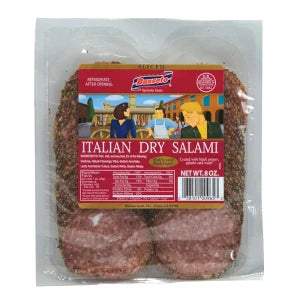 Busseto Sliced Pepper Italian Dry Salami 8 Oz