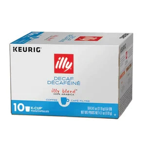 Illy K-cups Pods Decaf Coffee 4.1 Oz 10 Count Box