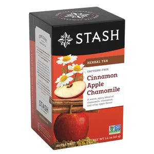 Stash Apple Cinnamon Caffeine Free Herbal Tea 20 Ct Box