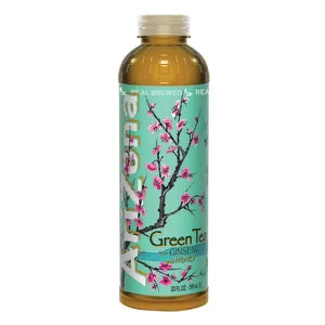 Arizona Tallboy Green Tea With Ginseng And Honey 20 Oz Bottle