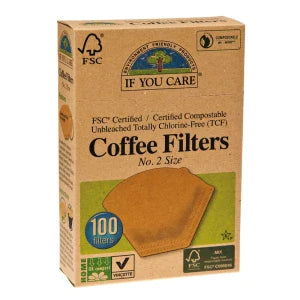 If You Care # 2 Coffee Filters 100 Ct Box