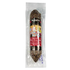 Busseto Black Pepper Dry Salami 8 Oz