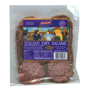 Busseto Sliced Herb Italian Dry Salami 8 Oz