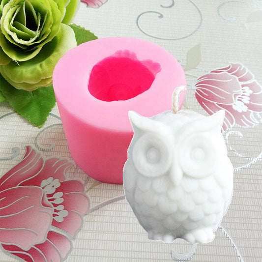 3d Silicone Molds Candle Molds Soap Molds Owls, Balloons, Lips, Nature Molds