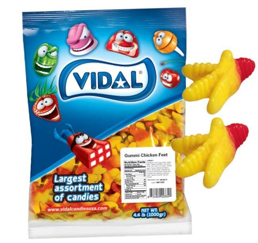 Vidal Gummi Chicken Feet 4.4 Lb