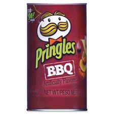 Pringles BBQ 2.5oz Grab & Go Can 12ct