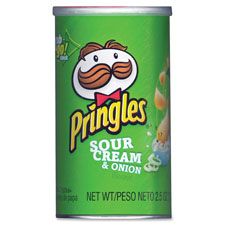 Pringles Sour Cream 2.5oz Grab & Go Can 12ct